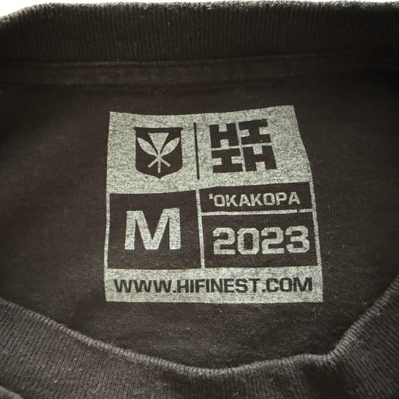Hawaii’s Finest Hibiscus Okakopa 2023 Tee Shirt Men M Medium - Picture 3 of 6